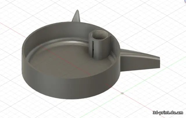 3D-модель "Поилка для кота"