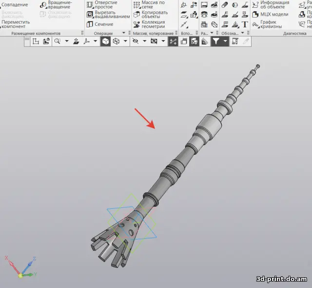 3D-модель "Останкинская башня"