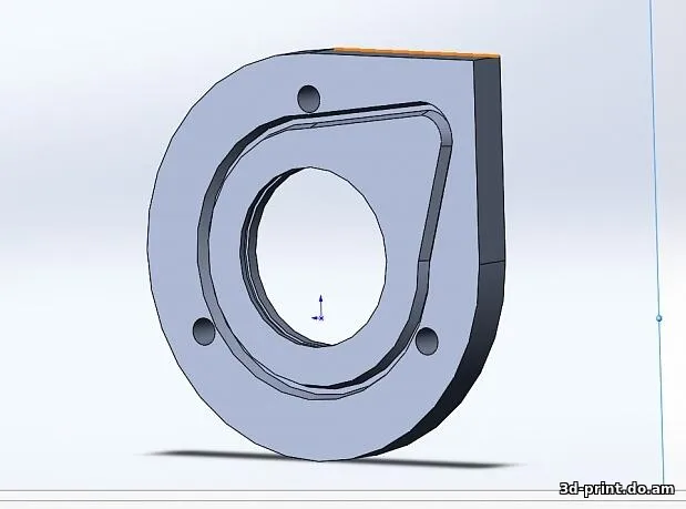 3D-модель "Помпа СВО из двигателя HDD"