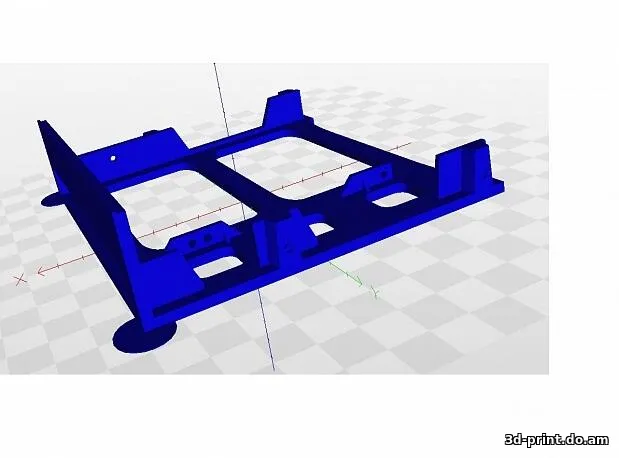 3D-модель "Переходник slim odd 5.25"