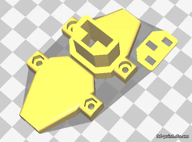 3D-модель "Г-образный штекер для блока питания компьютера"