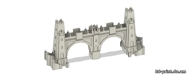 3D-модель "Аланские ворота"