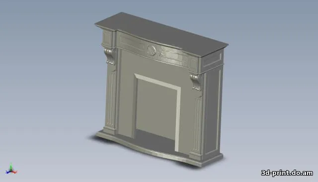 3D-модель "Камин"