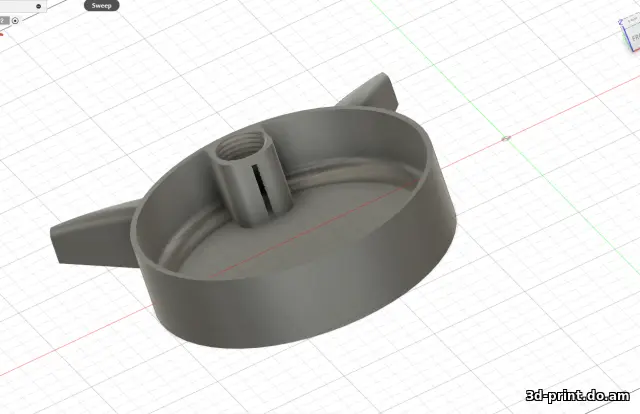 3D-модель "Поилка для кота"