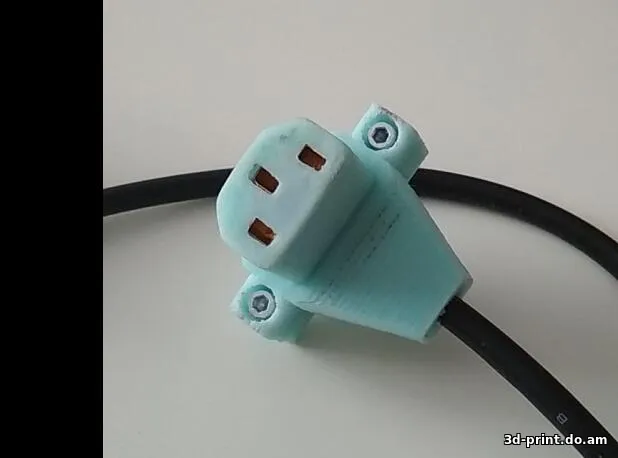 3D-модель "Г-образный штекер для блока питания компьютера"