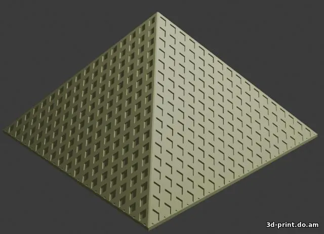 3D-модель "Пирамида Лувра"