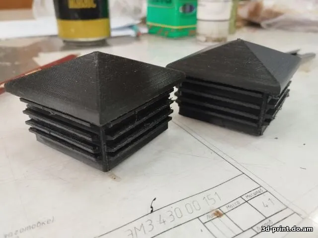 3D-модель "Заглушка профильной трубы 60Х60"