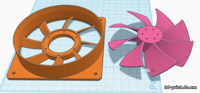 3D-модель "Кулер 120x120"