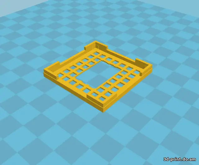 3D-модель "Кейс под процессоры intel"