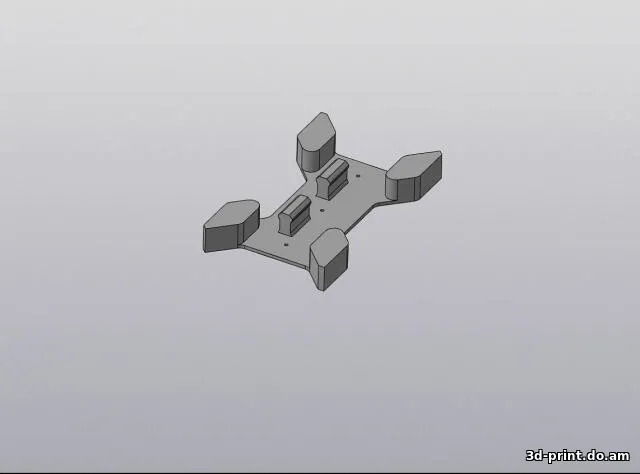 3D-модель "Вертикальная подставка под приставку [PS4 SLIM]"