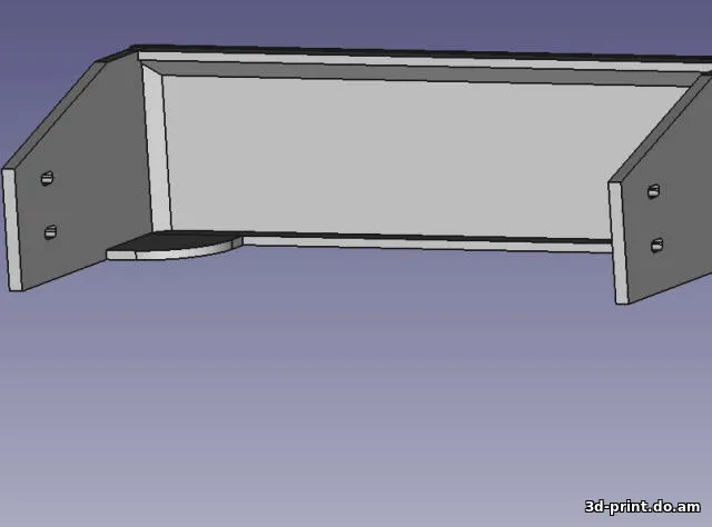 3D-модель "Заглушка для отсека 5.25 в корпус компьютера"
