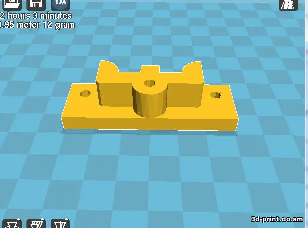 3D-модель "Крепление кулера Socket AM2 / AM3"