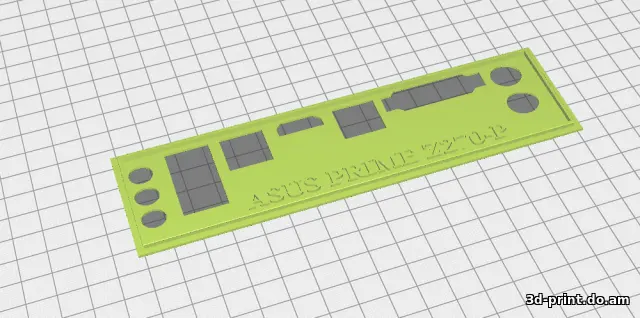 3D-модель "ASUS PRIME Z270-P I_O Motherboard"