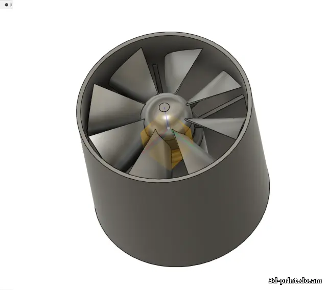 3D-модель "Турбина на 80"