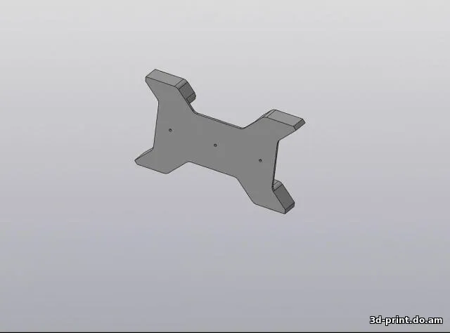 3D-модель "Вертикальная подставка под приставку [PS4 SLIM]"