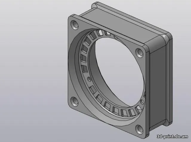 3D-модель "Кулер 60х25 из дв. HDD"