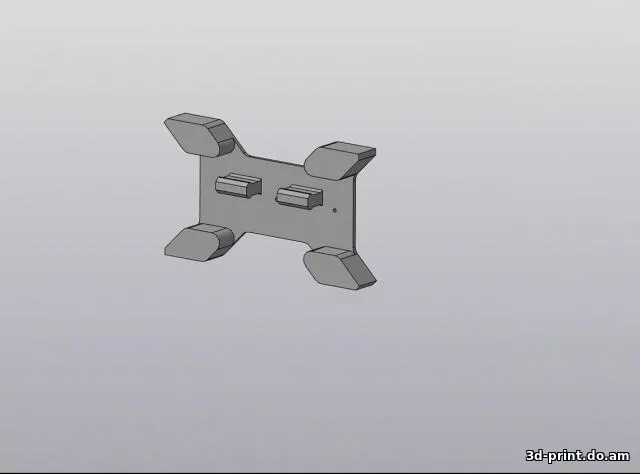 3D-модель "Вертикальная подставка под приставку [PS4 SLIM]"