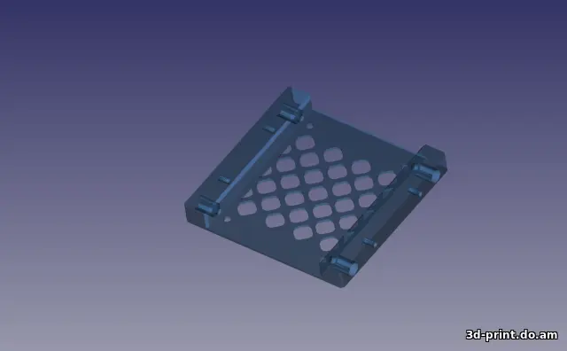 3D-модель "Адаптер для установки 2,5" HDD\SSD в 3,5" отсек. Крепление 2,5" "