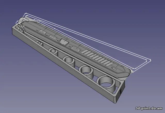 3D-модель "Подставка для ноутбука Lenovo B590"