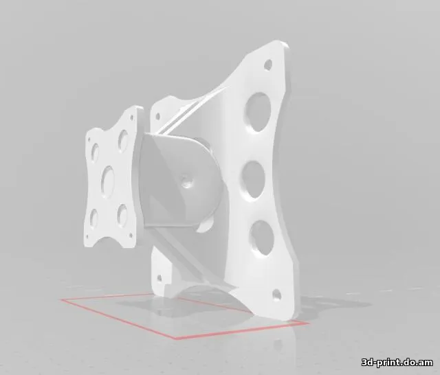 3D-модель "Крепеж монитора на стену"