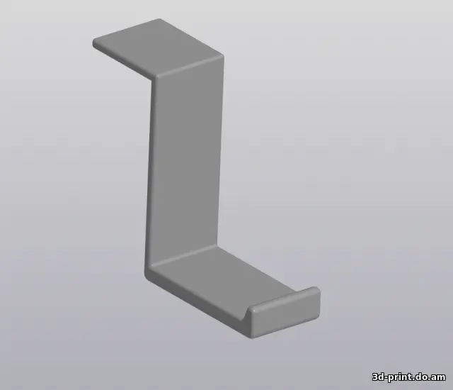 3D-модель "Держатель наушников 60x30"