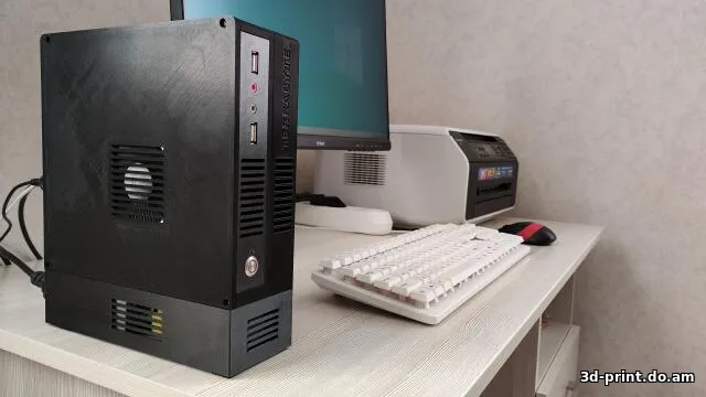 3D-модель "Корпус для мини-ПК со встроенным блоком питания (thin mini-ITX)"