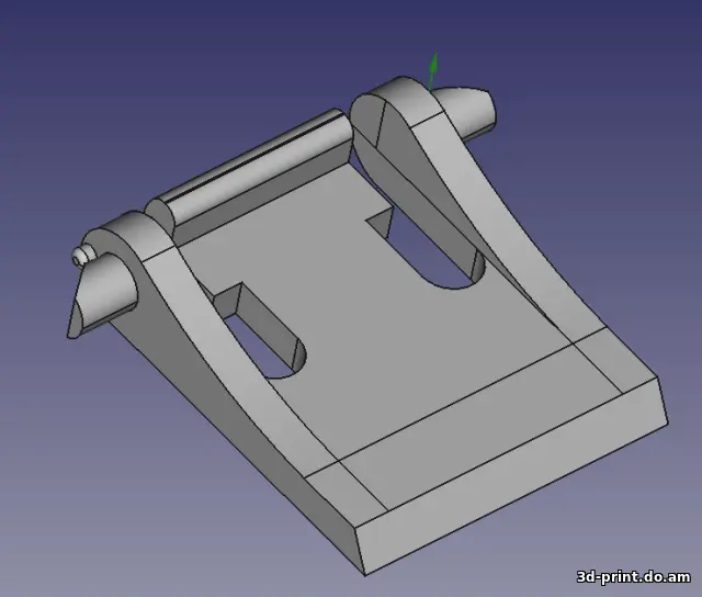3D-модель "Ножка для клавиатуры A4Tech KD-800L (FreeCAD)"