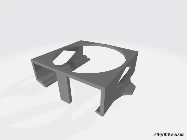 3D-модель "Крепёж кулера 40х40х11 мм на радиатор ЮМ Gigabyte"