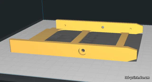 3D-модель "Салазки hdd 3.5 cooler master"