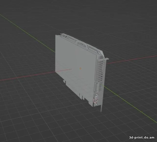 3D-модель "Видеокарта MSI GTX 1660 6GB"