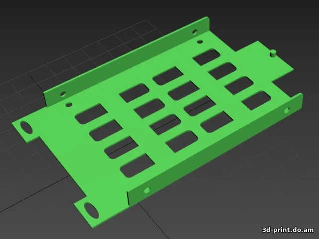 3D-модель "Рамка для HDD/SSD в ноутбук HP Pavilion dv7 1175nr"