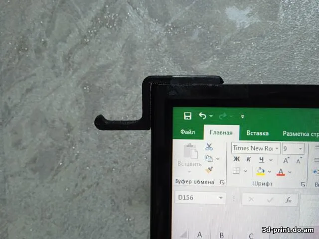 3D-модель "Держатель наушников на монитор"