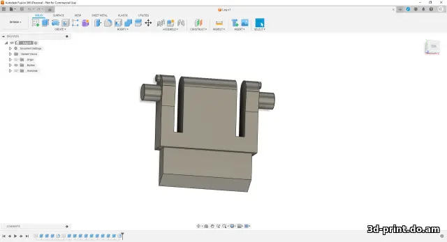 3D-модель "Ножка клавиатуры Roccat Isku FX"