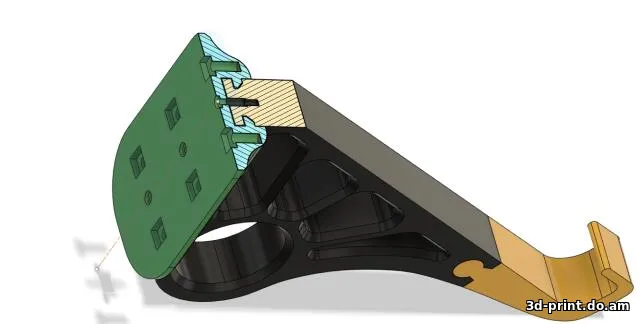 3D-модель "Кронштейн/Подвес для ноутбука 15""