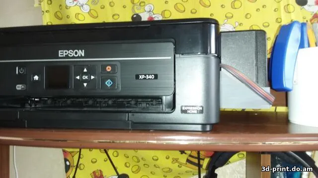 3D-модель "Держатель СНПЧ Epson XP-340 v14" 3D-модель "Держатель СНПЧ Epson XP-340 v14"