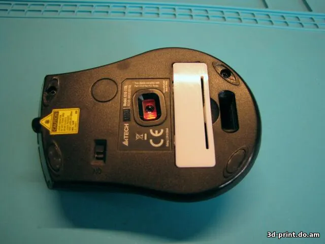 3D-модель "Крышка отсека батарейки для мышки A4TECH"