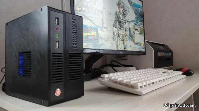 3D-модель "Корпус для мини-ПК с 2-слотовой видеокартой"