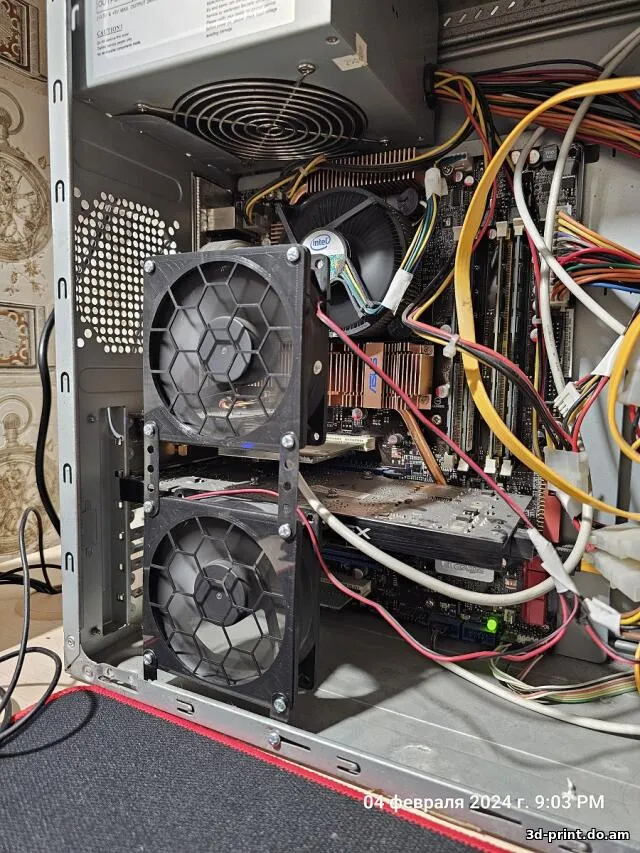 3D-модель "Решётка кулера 92х2 мм"