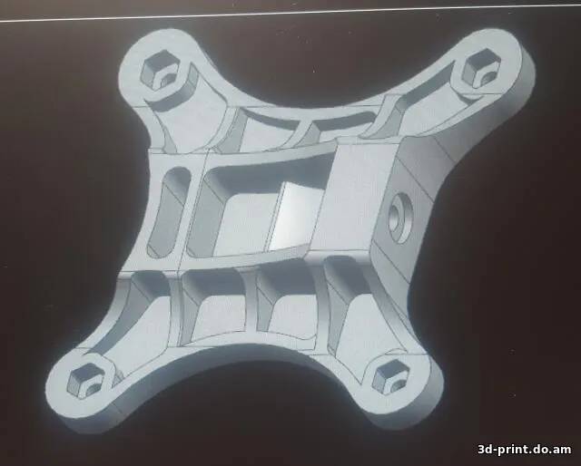 3D-модель "Кронштейн VESA-75 для тонких мониторов Xiaomi Monitor 1C/ Redmi Monitor 1A (23,8)"