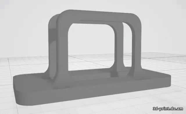 3D-модель "Подставка для ноутбука HP вертикальная"