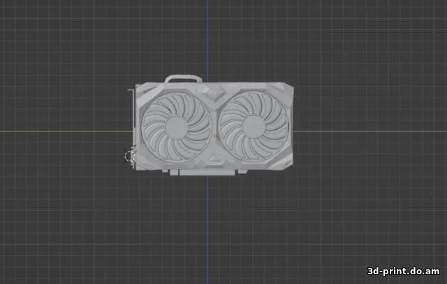 3D-модель "Видеокарта MSI GTX 1660 6GB"