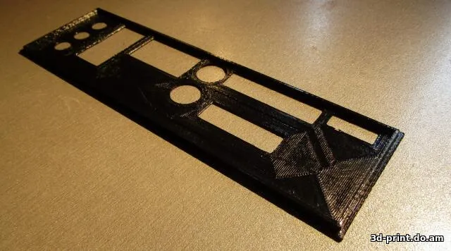 3D-модель "I/O Shield (заглушка) материнской платы AsRock H510M-HVS R2.0"