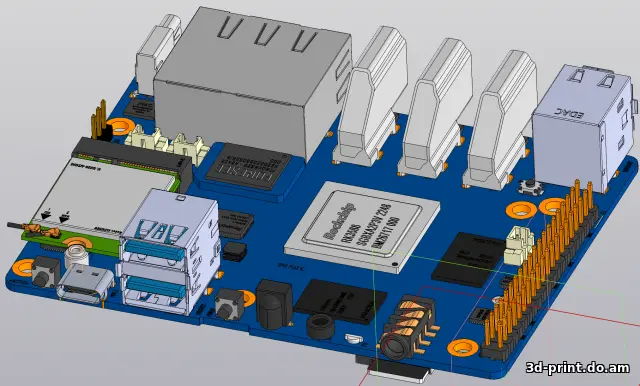 3D-модель "Orange Pi 5 Plus"
