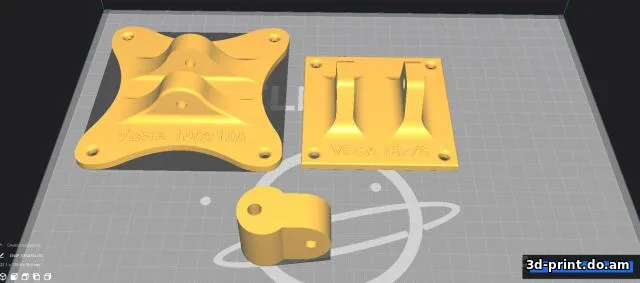 3D-модель "Крепление VESA 100х75"