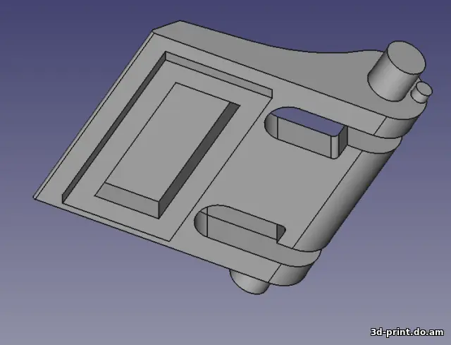 3D-модель "Ножка клавиатуры a4tech gr-152 и других подобных"