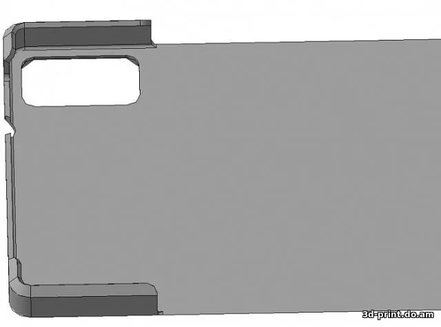 3D-модель "Чехол для Lenovo Vibe Shot"