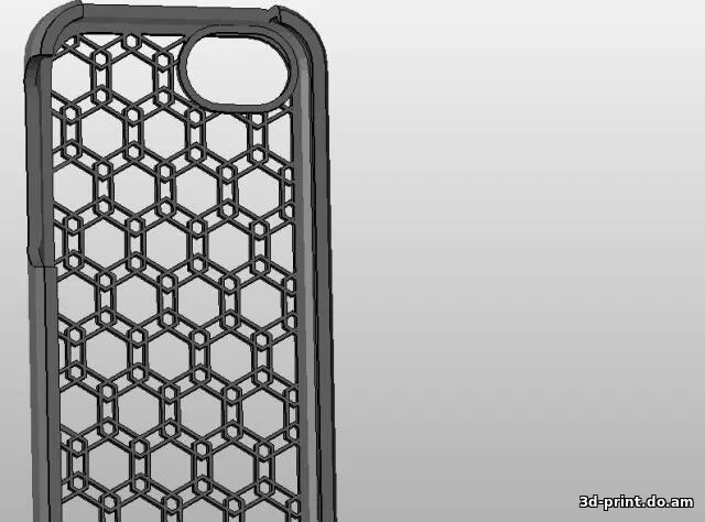 3D-модель "Чехол соты iPhone5 2"