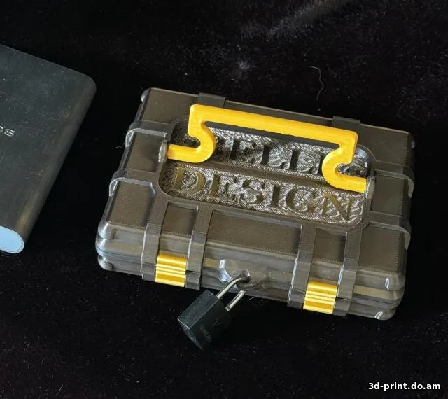 3D-модель "Герметичный ударопрочный бокс для важного жеского диска"