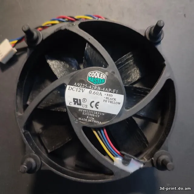 3D-модель "Крыльчатка для ремонта 90 мм вентилятора"