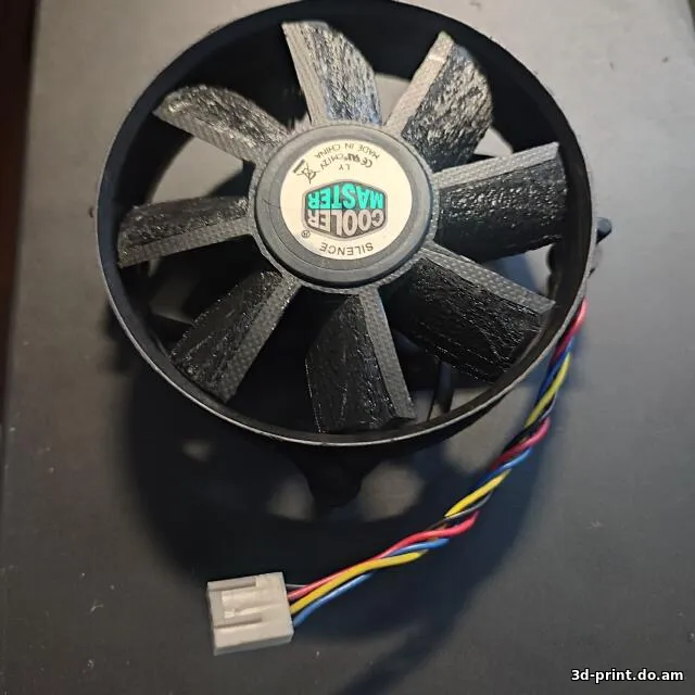 3D-модель "Крыльчатка для ремонта 90 мм вентилятора"